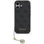 Husa pentru iPhone 17, Guess Hardcase 4G Charm Cradle MagSafe (GUHMP17SGF4GCK), negru