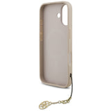 Husa pentru iPhone 17, Guess Hardcase 4G Charm Cradle MagSafe (GUHMP17SGF4GCP), roz