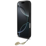 Husa pentru iPhone 17 Pro, Guess Hardcase 4G Charm Cradle MagSafe (GUHMP17LGF4GCK), negru