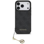 Husa pentru iPhone 17 Pro, Guess Hardcase 4G Charm Cradle MagSafe (GUHMP17LGF4GCK), negru