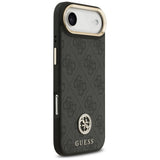 Husa pentru iPhone 17 Air, Guess Hardcase 4G Strass Logo MagSafe (GUHMP17MP4GRMDEK), negru