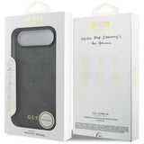Husa pentru iPhone 17 Air, Guess Hardcase 4G Charm Cradle MagSafe (GUHMP17MGF4GCK), negru