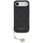 Husa pentru iPhone 17 Air, Guess Hardcase 4G Charm Cradle MagSafe (GUHMP17MGF4GCK), negru