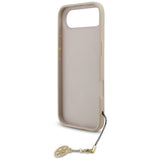 Husa pentru iPhone 17 Air, Guess Hardcase 4G Charm Cradle MagSafe (GUHMP17MGF4GCP), roz