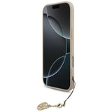 Husa pentru iPhone 17 Air, Guess Hardcase 4G Charm Cradle MagSafe (GUHMP17MGF4GCP), roz