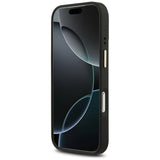Husa pentru iPhone 17 Pro Max, Guess Hardcase 4G Stripe MagSafe (GUHMP17XPG4SEMCK), negru
