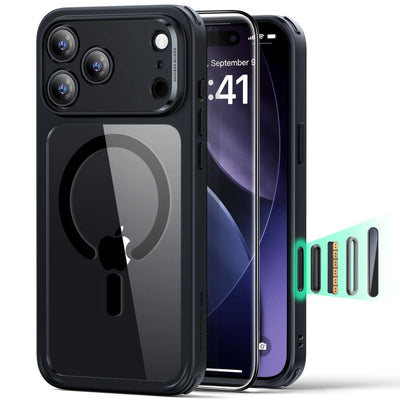 Folie ESR Classic, Hybrid, Halolock, Included, iPhone, 17, Pro, Clear