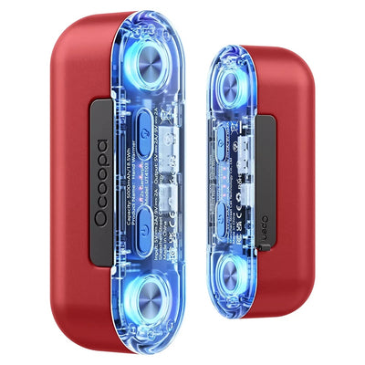 Ocoopa Hand Warmer UT2s GamerPro (UT4103-RD), cu Baterie externa, magnetic Design, 7 LED Lights, Type-C, 18W, 2x5000mAh, Rosu