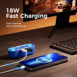 Ocoopa Hand Warmer UT2s GamerPro (UT4103-RD), cu Baterie externa, magnetic Design, 7 LED Lights, Type-C, 18W, 2x5000mAh, Rosu