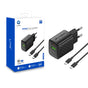 Incarcator retea Lito (LC19T), cu Type-C Cable Included, Type-C, USB Output, PD30W, GaN, PC Fireproof, EU Plug, negru