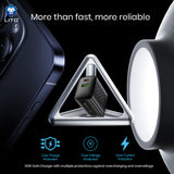 Incarcator retea Lito (LC19T), cu Type-C Cable Included, Type-C, USB Output, PD30W, GaN, PC Fireproof, EU Plug, negru