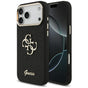 Husa pentru iPhone 17 Pro Max, Guess Fixed Glitter Big 4G Metal Frame (GUHCP17XHG4SGCK), negru