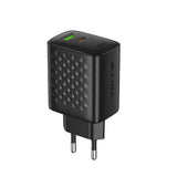 Incarcator retea Lito (LC24), Type-C, USB Output, PD65W, GaN, PC Fireproof, EU Plug, negru