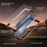 Husa pentru Samsung Galaxy S23 Ultra, ShellBox AirBox Waterproof IP68 Case (max. 6.9 inch), albastru