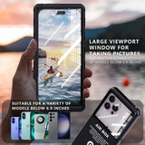 Husa pentru Samsung Galaxy S23 Ultra, ShellBox AirBox Waterproof IP68 Case (max. 6.9 inch), albastru