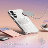 Husa pentru Samsung Galaxy S25 FE, Ringke Fusion MagSafe, transparenta