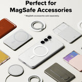Husa pentru Samsung Galaxy S25 FE, Ringke Fusion MagSafe, transparenta
