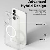 Husa pentru Samsung Galaxy S25 FE, Ringke Fusion MagSafe, transparenta