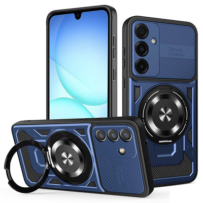 Husa pentru Samsung Galaxy A17 5G, Techsuit RuggedCam, albastru