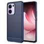 Husa pentru OPPO Reno13 F 4G, Techsuit Carbon Silicone, albastru