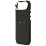 Husa pentru iPhone 17 Air, Guess Hardcase Classic Logo MagSafe (GUHMP17MPSAREGSK), negru