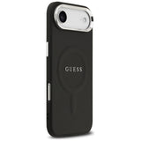 Husa pentru iPhone 17 Air, Guess Hardcase Classic Logo MagSafe (GUHMP17MPSAREGSK), negru