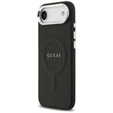 Husa pentru iPhone 17 Air, Guess Hardcase Classic Logo MagSafe (GUHMP17MPSAREGSK), negru