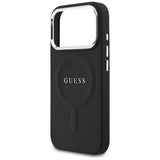 Husa pentru iPhone 17 Pro, Guess Hardcase Classic Logo MagSafe (GUHMP17LPSAREGSK), negru