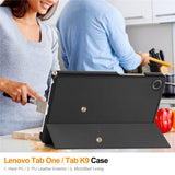 Husa tableta pentru Lenovo Tab One 8.7, Techsuit FoldPro, negru
