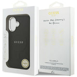 Husa pentru iPhone 17, Guess Hardcase Classic Logo MagSafe (GUHMP17SPSAREGSK), negru