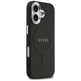Husa pentru iPhone 17, Guess Hardcase Classic Logo MagSafe (GUHMP17SPSAREGSK), negru
