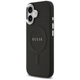 Husa pentru iPhone 17, Guess Hardcase Classic Logo MagSafe (GUHMP17SPSAREGSK), negru