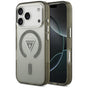 Husa pentru iPhone 17 Pro, Guess IML Gradient Triangle Logo MagSafe (GUHMP17LHGTMLCGA), kaki