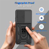 Husa pentru Motorola Moto G86 Power, Techsuit CamShield Series, albastru