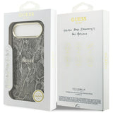 Husa pentru iPhone 17 Air, Guess Python Pattern MagSafe (GUHMP17MHIMPYGK), negru