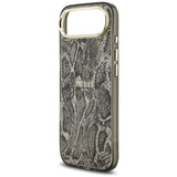 Husa pentru iPhone 17 Air, Guess Python Pattern MagSafe (GUHMP17MHIMPYGK), negru