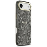 Husa pentru iPhone 17 Air, Guess Python Pattern MagSafe (GUHMP17MHIMPYGK), negru