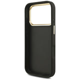 Husa pentru iPhone 17 Pro, Guess Big 4G Classic Logo cu Big Strap Metal Buttons (GUHCP17LP4G4BCSK), negru