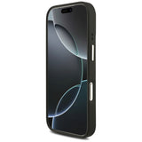Husa pentru iPhone 17 Pro, Guess Big 4G Classic Logo cu Big Strap Metal Buttons (GUHCP17LP4G4BCSK), negru