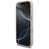 Husa pentru iPhone 17 Pro, Guess Big 4G Classic Logo cu Big Strap Metal Buttons (GUHCP17LP4G4BCSP), roz