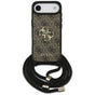 Husa pentru iPhone 17 Air, Guess Crossbody Cord 4G Big Logo (GUHCP17MP4GMGCRW), maro