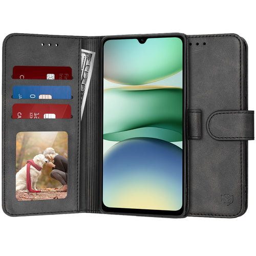 Husa pentru Xiaomi Redmi A5 4G (Standard), Techsuit Diary Book, negru