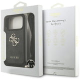 Husa pentru iPhone 17 Pro, Guess Crossbody Cord 4G Big Logo (GUHCP17LP4GMGCRK), negru