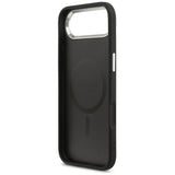 Husa pentru iPhone 17 Air, Guess Hardcase Triangle Logo MagSafe (GUHMP17MPSDTSCMK), negru