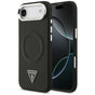 Husa pentru iPhone 17 Air, Guess Hardcase Triangle Logo MagSafe (GUHMP17MPSDTSCMK), negru