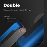Ocoopa Hand Warmer UT2s (UT2S-BU), Type-C, cu Baterie externa, Electric, magnetic Design, MagTwins, 2x 5000mAh, Albastru