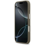 Husa pentru iPhone 17, Guess Hardcase Grained Big 4G Classic Logo (GUHCP17SPG4SMCEW), maro