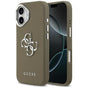 Husa pentru iPhone 17, Guess Hardcase Grained Big 4G Classic Logo (GUHCP17SPG4SMCEW), maro