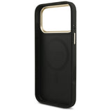 Husa pentru iPhone 17 Pro Max, Guess Cardslot 4G MagSafe (GUBPHCP17XP4SM4MCK), negru