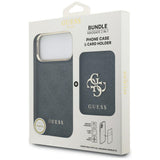 Husa pentru iPhone 17 Pro Max, Guess Cardslot 4G MagSafe (GUBPHCP17XP4SM4MCK), negru